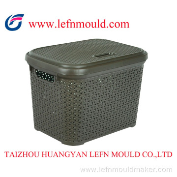 seller rattan stotage basket plastic injection mould